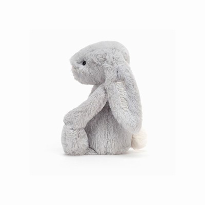 Jellycat Bashful Silver Bunny Medium Australia | 796053VKD